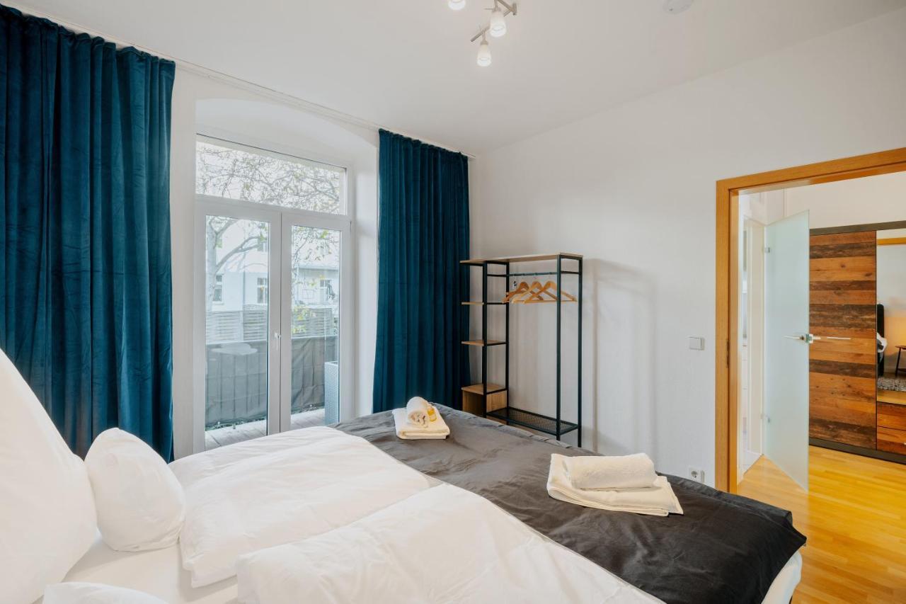 Blissplace 3 Zi Premium Apartment Nahe Getec Arena Mit Kingsize Betten Und Balkon Magdebourg Extérieur photo